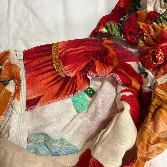 FARM Rio Floral Off-Shoulder Mini Dress - Picture 6 of 8